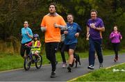 30 September 2017; Gearoid Gilley, head of sales and services at Vhi, during the Ballincollig parkrun where Vhi hosted a special event to celebrate their partnership with parkrun Ireland. Former Cork GAA footballer Valerie Mulcahy was on hand to lead the warm up for parkrun participants before completing the 5km course alongside newcomers and seasoned parkrunners alike. Vhi provided walkers, joggers, runners and volunteers at Ballincollig parkrun with a variety of refreshments in the Vhi Relaxation Area at the finish line. A qualified physiotherapist Will Cuddihy was also available to guide participants through a post event stretching routine to ease those aching muscles. Parkruns take place over a 5km course weekly, are free to enter and are open to all ages and abilities, providing a fun and safe environment to enjoy exercise. To register for a parkrun near you visit www.parkrun.ie. New registrants should select their chosen event as their home location. You will then receive a personal barcode which acts as your free entry to any parkrun event worldwide. The Regional Park, Ballincollig, Co Cork. Photo by Eóin Noonan/Sportsfile
