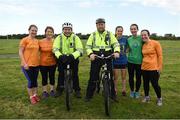 30 September 2017; Participants and Gardaí after the run. parkrun Ireland in partnership with Vhi, added their 79th event on Saturday, September 30th, with the introduction of the Darndale parkrun. parkruns take place over a 5km course weekly, are free to enter and are open to all ages and abilities, providing a fun and safe environment to enjoy exercise. To register for a parkrun near you visit www.parkrun.ie. New registrants should select their chosen event as their home location. You will then receive a personal barcode which acts as your free entry to any parkrun event worldwide. The Football Pavilion, Darndale, Dublin. Photo by Cody Glenn/Sportsfile