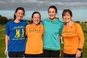 30 September 2017; The Shine family, from left, Fiona Shine, Lisa Shine, Anna Shine, and Mairin Shine,from Blackrock, Co Dublin, before the run. parkrun Ireland in partnership with Vhi, added their 79th event on Saturday, September 30th, with the introduction of the Darndale parkrun. parkruns take place over a 5km course weekly, are free to enter and are open to all ages and abilities, providing a fun and safe environment to enjoy exercise. To register for a parkrun near you visit www.parkrun.ie. New registrants should select their chosen event as their home location. You will then receive a personal barcode which acts as your free entry to any parkrun event worldwide. The Football Pavilion, Darndale, Dublin. Photo by Cody Glenn/Sportsfile