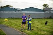 30 September 2017; Alan Foley, from Clongriffin, Co Dublin, and Ruth Shields, parkrun Ireland, from Lisburn, cheer on runners. parkrun Ireland in partnership with Vhi, added their 79th event on Saturday, September 30th, with the introduction of the Darndale parkrun. parkruns take place over a 5km course weekly, are free to enter and are open to all ages and abilities, providing a fun and safe environment to enjoy exercise. To register for a parkrun near you visit www.parkrun.ie. New registrants should select their chosen event as their home location. You will then receive a personal barcode which acts as your free entry to any parkrun event worldwide. The Football Pavilion, Darndale, Dublin. Photo by Cody Glenn/Sportsfile
