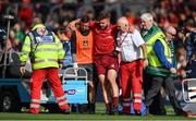 30 September 2017; Jaco Taute of Munster is helped from the pitch after sustaining a injury during the Guinness PRO14 Round 5 match between Munster and Cardiff Blues at Thomond Park in Limerick. Photo by Brendan Moran/Sportsfile