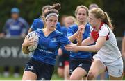 30 September 2017; Tess Meade of Leinster is tackled by Lucy Turkington of Ulster during the U18 Interprovincial Series match between Leinster and Ulster at North Kildare RFC in Kilcock, Co Kildare. Photo by Matt Browne/Sportsfile