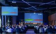 30 September 2017; A general view of the result of Motion 15, relating to Inter-County Players Availability to Clubs, which was passed, during a GAA Special Congress at Croke Park in Dublin. Photo by Piaras Ó Mídheach/Sportsfile