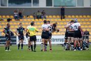 30 September 2017; Zebre Rugby Club players celebrate after the Guinness PRO14 Round 5 match between Zebre and Ulster at Stadio Lanfranchi, in Parma, Italy. Photo by Roberto Bregani/Sportsfile