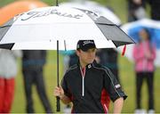 28 June 2012; Michael Hoey during the 2012 Irish Open Golf Championship. Royal Portrush, Portrush, Co. Antrim. Picture credit: Oliver McVeigh / SPORTSFILE