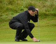 28 June 2012; Divid Higgins during the 2012 Irish Open Golf Championship. Royal Portrush, Portrush, Co. Antrim. Picture credit: Oliver McVeigh / SPORTSFILE