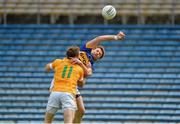 21 July 2012; Hugh Coghlan, Tipperary, in action against Mark Sweeney, Antrim. GAA Football All-Ireland Senior Championship Qualifier, Round 3, Tipperary v Antrim, Semple Stadium, Thurles, Co. Tipperary. Picture credit: Barry Cregg / SPORTSFILE