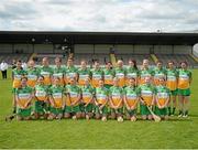 21 July 2012; The Offaly squad. All-Ireland Senior Camogie Championship Play-Off, Offaly v Kilkenny, St. Brendan's Park, Birr, Co. Offaly. Picture credit: Daire Brennan / SPORTSFILE
