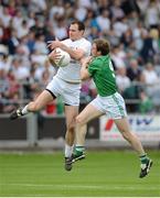 21 July 2012; Michael Foley, Kildare, in action against Sean Buckley, Limerick. GAA Football All-Ireland Senior Championship Qualifier, Round 3, Kildare v Limerick, O'Moore Park, Portlaoise, Co. Laois. Picture credit: Matt Browne / SPORTSFILE