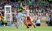 21 July 2012; Marc O Sé, Kerry, and Darren McCurry, Tyrone, tussle off the ball during the game. GAA Football All-Ireland Senior Championship Qualifier, Round 3, Kerry v Tyrone, Fitzgerald Stadium, Killarney, Co. Kerry. Picture credit: Diarmuid Greene / SPORTSFILE