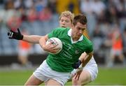 21 July 2012; Pa Ranahan, Limerick, in action against Tomas O'Connor, Kildare. GAA Football All-Ireland Senior Championship Qualifier, Round 3, Kildare v Limerick, O'Moore Park, Portlaoise, Co. Laois. Picture credit: Matt Browne / SPORTSFILE