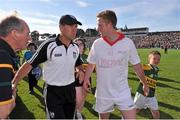 21 July 2012; Kerry manager Jack O'Connor in conversation with Colm Cooper after the game. GAA Football All-Ireland Senior Championship Qualifier, Round 3, Kerry v Tyrone, Fitzgerald Stadium, Killarney, Co. Kerry. Picture credit: Diarmuid Greene / SPORTSFILE