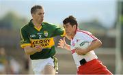 21 July 2012; Darren McCurry, Tyrone, in action against Marc O Sé, Kerry. GAA Football All-Ireland Senior Championship Qualifier, Round 3, Kerry v Tyrone, Fitzgerald Stadium, Killarney, Co. Kerry. Picture credit: Diarmuid Greene / SPORTSFILE