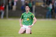 21 July 2012; A disappointed Colm Clarke, Leitrim, at the end of the game. GAA Football All-Ireland Senior Championship Qualifier Round 3, Leitrim v Laois, Sean McDermott Park, Carrick-on-Shannon, Co. Leitrim. Picture credit: David Maher / SPORTSFILE