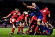 29 September 2017; Nathan Fowles of Edinburgh in action against Devin Toner of Leinster during the Guinness PRO14 Round 5 match between Leinster and Edinburgh at the RDS Arena in Dublin. Photo by Brendan Moran/Sportsfile