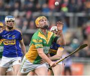 1 October 2017; Peter Healion of Kilcormac-Killoughey in action against Dermot Shortt of St Rynagh's, during the Offaly County Senior Hurling Championship Final match, between St Rynagh's and Kilcormac-Killoughey at Bord na Móna Park in Tullamore, Co. Offaly. Photo by Matt Browne/Sportsfile