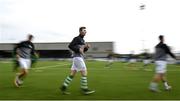1 October 2017; Gary Shaw of Shamrock Rovers warms up before the Irish Daily Mail FAI Cup semi final match between Dundalk and Shamrock Rovers at Oriel Park in Dundalk. Photo by Stephen McCarthy/Sportsfile