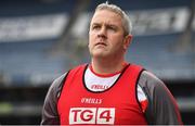 24 September 2017; Derry manager Paul Martin Hasson during the TG4 Ladies Football All-Ireland Junior Championship Final match between Derry and Fermanagh at Croke Park in Dublin. Photo by Brendan Moran/Sportsfile