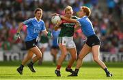 24 September 2017; Marie Corbett of Mayo in action against Lauren Magee of Dublin during the TG4 Ladies Football All-Ireland Senior Championship Final match between Dublin and Mayo at Croke Park in Dublin. Photo by Brendan Moran/Sportsfile