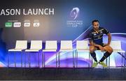 2 October 2017; Leinster captain Isa Nacewa in attendance at the European Rugby Champions Cup and Challenge Cup 2017/18 season launch for PRO14 clubs at the Convention Centre in Dublin. Photo by Brendan Moran/Sportsfile