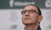 2 October 2017; Republic of Ireland manager Martin O'Neill during press conference at the FAI National Training Centre in Abbotstown, Dublin. Photo by Piaras Ó Mídheach/Sportsfile