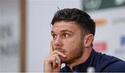 2 October 2017; Republic of Ireland's Scott Hogan during a press conference at the FAI National Training Centre in Abbotstown, Dublin. Photo by Piaras Ó Mídheach/Sportsfile