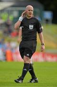 22 July 2012; Referee Rob Rogers. Airtricity League Premier Division, UCD v St. Patrick's Athletic, Belfield Bowl, UCD, Belfield, Dublin. Picture credit: Barry Cregg / SPORTSFILE