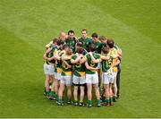 22 July 2012; Meath manager Seamus McEnaney speaks to his players before the game. Leinster GAA Football Senior Championship Final, Dublin v Meath, Croke Park, Dublin. Picture credit: Dáire Brennan / SPORTSFILE