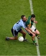 22 July 2012; Cian Ward, Meath, in action against James McCarthy, Dublin. Leinster GAA Football Senior Championship Final, Dublin v Meath, Croke Park, Dublin. Picture credit: Dáire Brennan / SPORTSFILE