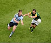 22 July 2012; Kevin Nolan, Dublin, in action against Donnacha Tobin, Meath. Leinster GAA Football Senior Championship Final, Dublin v Meath, Croke Park, Dublin. Picture credit: Dáire Brennan / SPORTSFILE