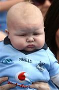 22 July 2012; Four month old Drew Malone, from Swords, Co. Dublin, at the game. Leinster GAA Football Senior Championship Final, Dublin v Meath, Croke Park, Dublin. Picture credit: Ray McManus / SPORTSFILE