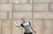 24 July 2012; Ireland's Chloe Magee during Team Ireland Badminton training ahead of the London 2012 Olympic Games. London 2012 Olympic Games, Team Ireland Badminton Training, St. Mary's University College, Teddington, Middlesex, London, England. Picture credit: Stephen McCarthy / SPORTSFILE