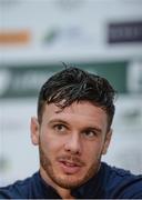 2 October 2017; Republic of Ireland's Scott Hogan during a press conference at the FAI National Training Centre in Abbotstown, Dublin. Photo by Piaras Ó Mídheach/Sportsfile