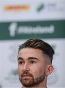 2 October 2017; Republic of Ireland's Sean Maguire during a press conference at the FAI National Training Centre in Abbotstown, Dublin. Photo by Piaras Ó Mídheach/Sportsfile
