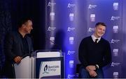 2 October 2017; Bord Gáis Energy Judge Joe Canning, right, is interviewed by Micheál Ó Domhnaill of TG4 at the Bord Gáis Energy Team of the Year Awards in Croke Park. Photo by Piaras Ó Mídheach/Sportsfile