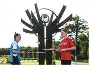 3 October 2017; Dublin footballing legend Dean Rock and Olympian Natalya Coyle call on you to volunteer for the 2018 Special Olympics Ireland Games. Pictured is Special Olympics athlete Rebecha McAuley and Olympian Natalya Coyle during the Special Olympics Launch at Special Olympics Ireland, National Sports Campus, in Abbotstown Dublin. Photo by Eóin Noonan/Sportsfile