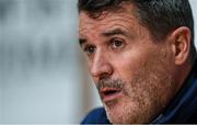 3 October 2017; Republic of Ireland assistant manager Roy Keane during a press conference at the FAI National Training Centre in Abbotstown, Dublin. Photo by Seb Daly/Sportsfile
