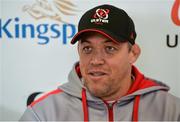 3 October 2017; Ulster Head Coach Jono Gibbes during an Ulster Rugby Press Conference at Kingspan Stadium in Belfast. Photo by Oliver McVeigh/Sportsfile