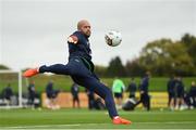 4 October 2017; Republic of Ireland's Darren Randolph during squad training at the FAI National Training Centre in Abbotstown, Dublin. Photo by Stephen McCarthy/Sportsfile