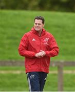 4 October 2017; Munster director of rugby Rassie Erasmus during Munster Rugby Squad Training at the University of Limerick in Limerick. Photo by Diarmuid Greene/Sportsfile