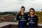 4 October 2017; Ashbourne camogie players Sarah O'Connor, Wexford camogie player, and Mary O'Connell, Kilkenny camogie player, at the launch of the new DCU Dóchas Éireann GAA jersey sponsored by Bank Of Ireland at, DCU, St Patrick's Campus, in Drumcondra, Dublin. Photo by Piaras Ó Mídheach/Sportsfile