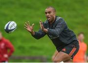 4 October 2017; Simon Zebo of Munster during Munster Rugby Squad Training at the University of Limerick in Limerick. Photo by Diarmuid Greene/Sportsfile