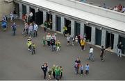 22 July 2012; Supporters make their way through the turnstiles in the Davin Stand. Leinster GAA Football Senior Championship Final, Dublin v Meath, Croke Park, Dublin. Picture credit: Dáire Brennan / SPORTSFILE