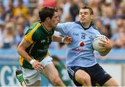 22 July 2012; Kevin McManamon, Dublin, in action against Donal Keoghan, Meath. Leinster GAA Football Senior Championship Final, Dublin v Meath, Croke Park, Dublin. Picture credit: Brian Lawless / SPORTSFILE