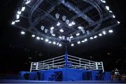 27 July 2012; A general view of the boxing ring at South Arena 2. London 2012 Olympic Games, Boxing Previews, South Arena 2, ExCeL Arena, Royal Victoria Dock, London, England. Picture credit: David Maher / SPORTSFILE