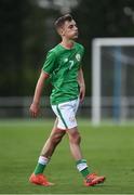 4 October 2017; Lee O’Connor of Republic of Ireland following his side's draw during the UEFA European U19 Championship Qualifier match between Republic of Ireland and Azerbaijan at Regional Sports Centre in Waterford. Photo by Seb Daly/Sportsfile