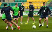 4 October 2017; Republic of Ireland's Ryan Manning, centre, looks on during squad training at Tallaght Stadium in Dublin. Photo by Piaras Ó Mídheach/Sportsfile