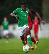 4 October 2017; Michael Obafemi of Republic of Ireland during the UEFA European U19 Championship Qualifier match between Republic of Ireland and Azerbaijan at Regional Sports Centre in Waterford. Photo by Seb Daly/Sportsfile