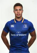 15 August 2017; Leinster's Adam Byrne photographed at Leinster Rugby Headquarters in Dublin. Photo by Ramsey Cardy/Sportsfile