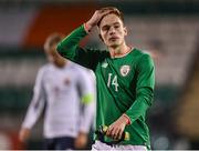 5 October 2017; Ronan Connor of Republic of Ireland following the UEFA European U21 Championship Qualifier match between Republic of Ireland and Norway at Tallaght Stadium in Dublin. Photo by Seb Daly/Sportsfile